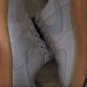 suede Air Force 1s